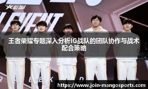 王者荣耀专题深入分析IG战队的团队协作与战术配合策略